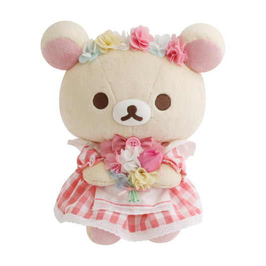 [KORILAKKUMA] "Korilakkuma and Chairoikoguma Beautiful Flowers" Special Medium Plush