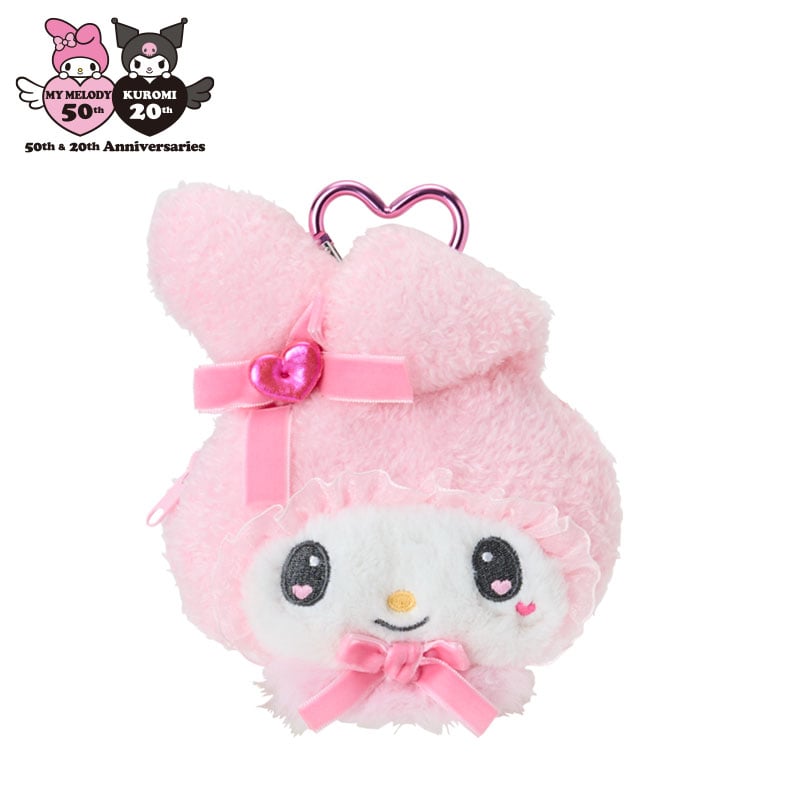 [MY MELODY] "My Melody & Kuromi Rabbit" Face Mini Pouch