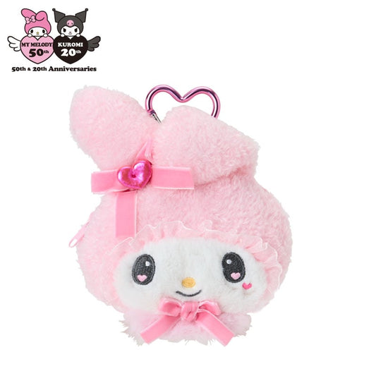 [MY MELODY] "My Melody & Kuromi Rabbit" Face Mini Pouch