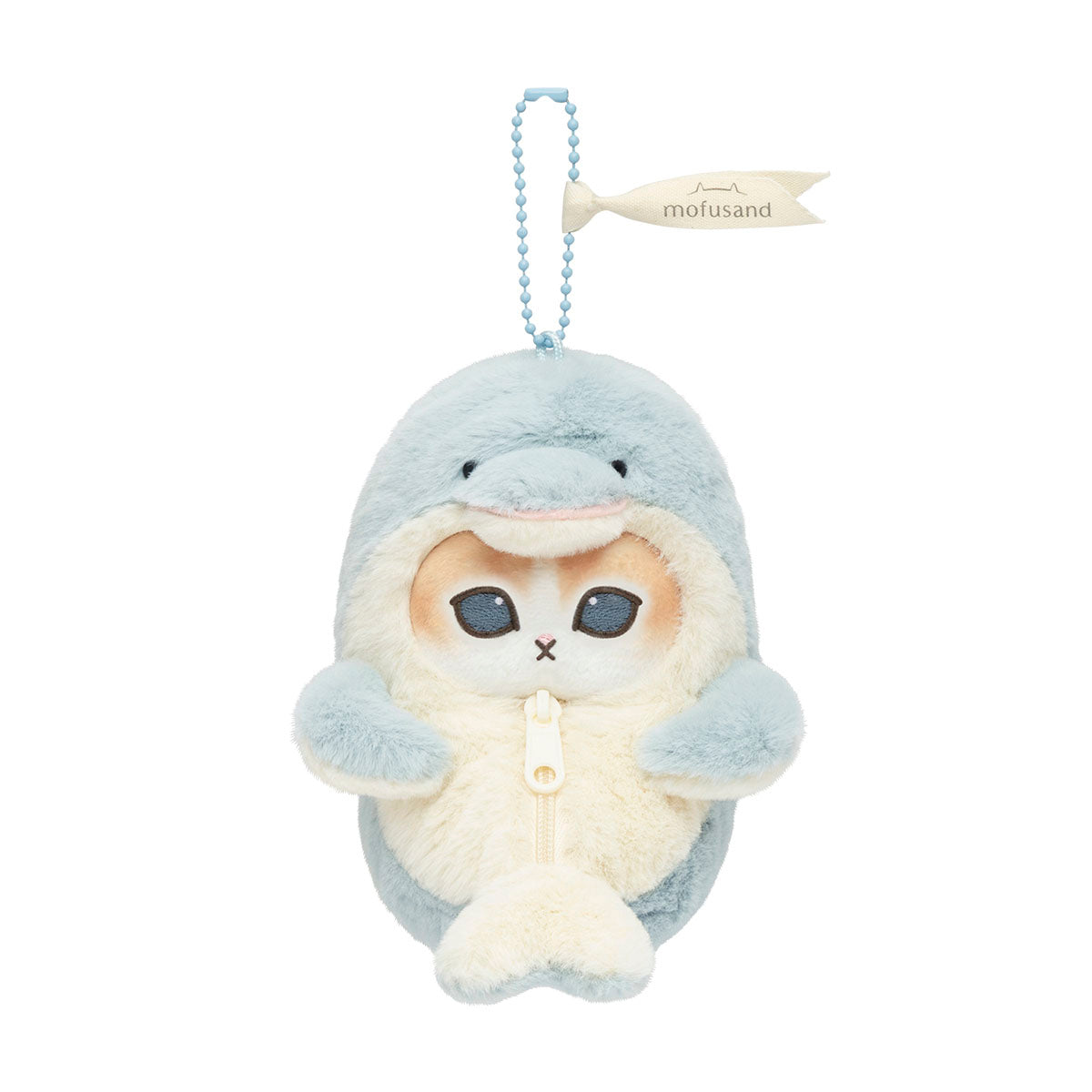 [DOLPHIN] "Mofusand Fuwafuwa Sea Creature" Plush Keychain