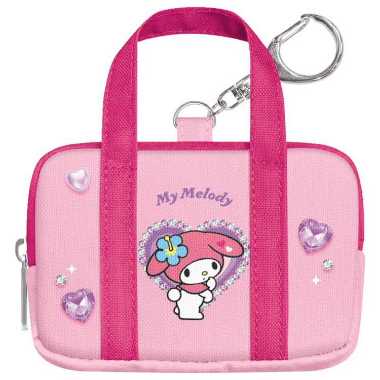 [MY MELODY] "Sanrio School Bag Style" Mini Bag Keychain