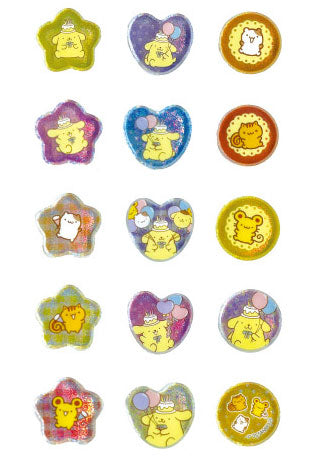 "Pompompurin Party" Acrylic Sticker Flakes