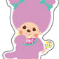 "Monchhichi Sweet Lollipop" Big Sticker Set