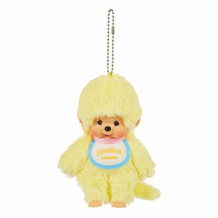[YELLOW] "Monchhichi COLORS" Plush Keychain