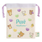 [HEARTS] "Pure Gummy x Rilakkuma" Drawstring Bag