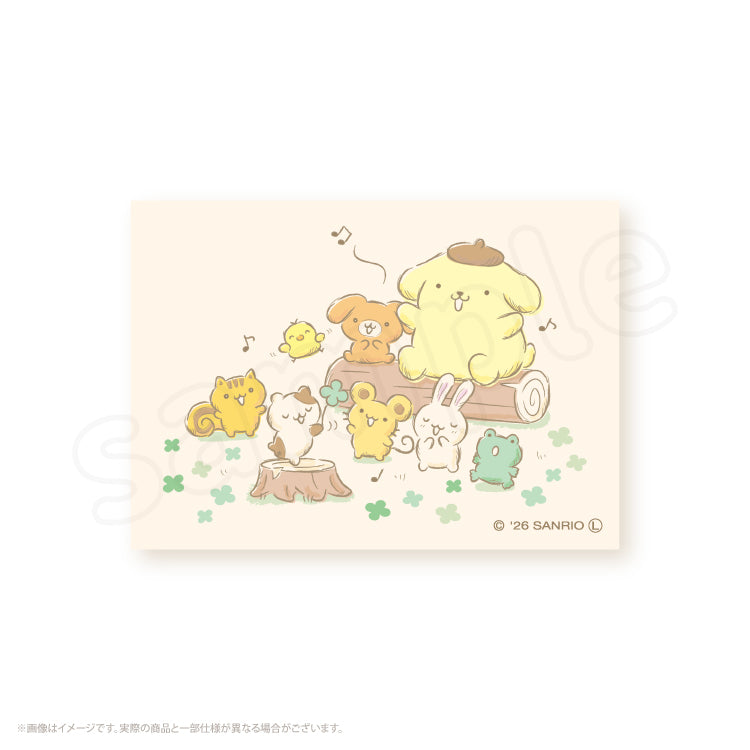 "Pompompurin Heartwarming Picnic" Mini Canvas Art