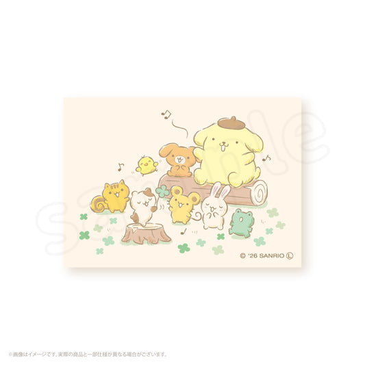 "Pompompurin Heartwarming Picnic" Mini Canvas Art