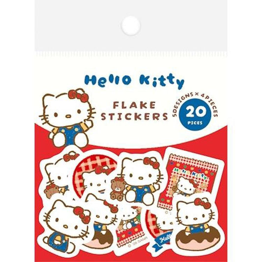 [HELLO KITTY] "Sanrio Oyatsu Snack Party" Sticker Flakes
