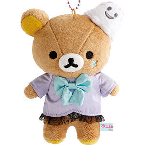 [RILAKKUMA] "Rilakkuma Pastel Halloween Party" Plush Kecyhain