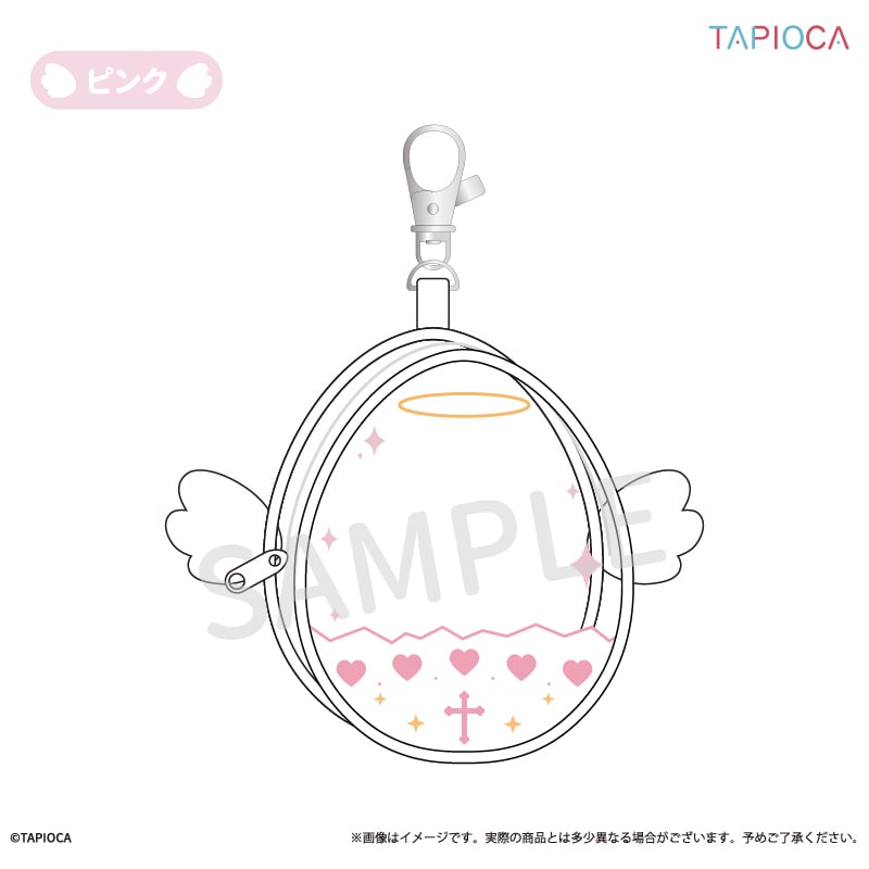 [PINK] "Tapioca Original Egg" Window Pouch