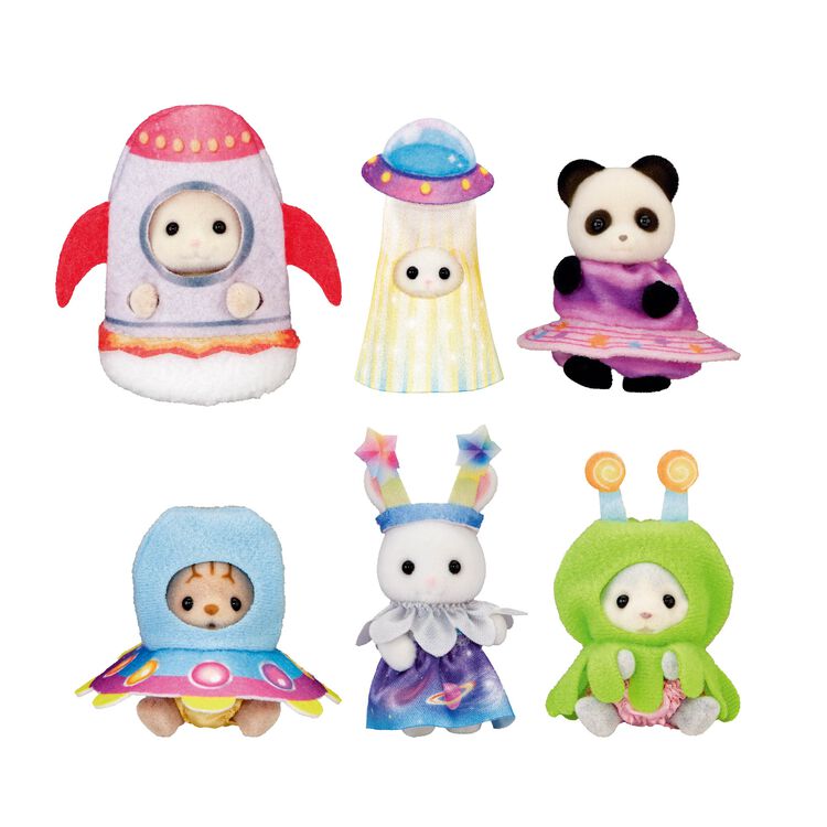 "Sylvanian Families Dokidoki Baby Space Costume" Blind