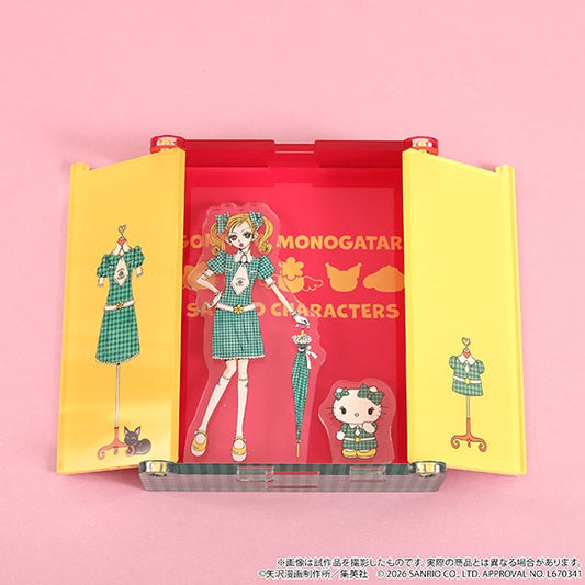 [HELLO KITTY] LIMITED "Gokinjo Monogatari x Sanrio POP UP STORE" Closet Style Acrylic Diorama