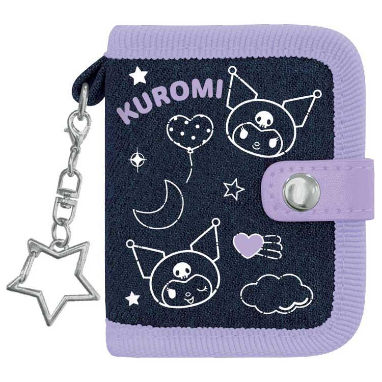 [KUROMI] "Sanrio Denim" Sticker Book Keychain