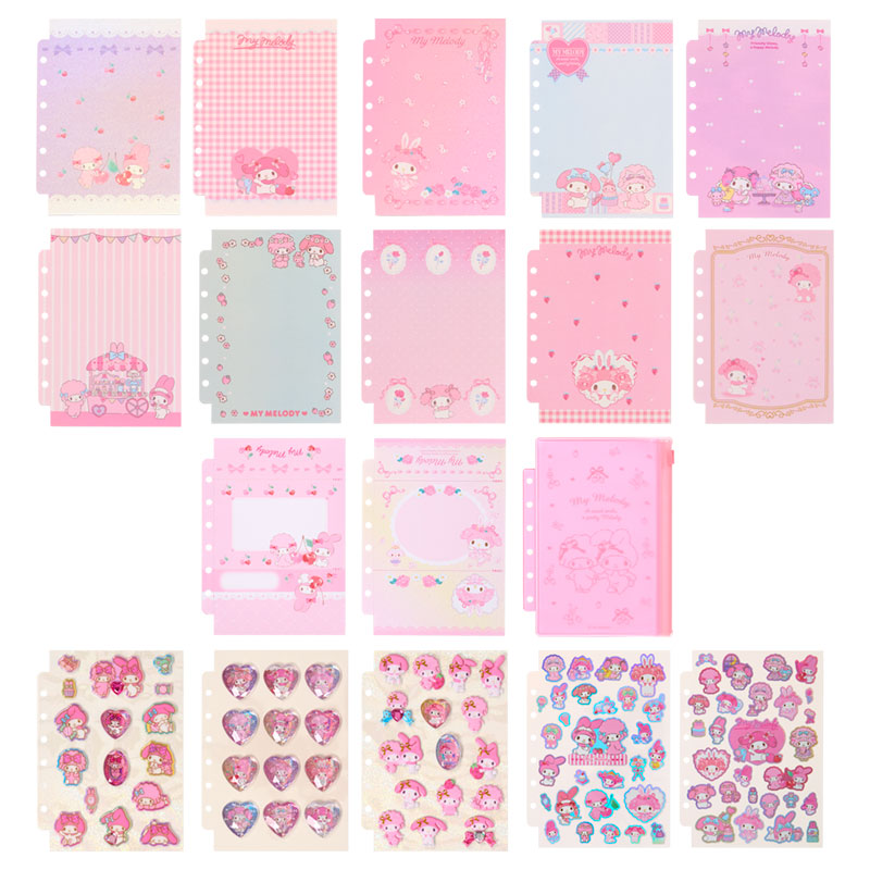 [MY MELODY & MY SWEET PIANO] "Sanrio" Stickers & Sticker Notebook