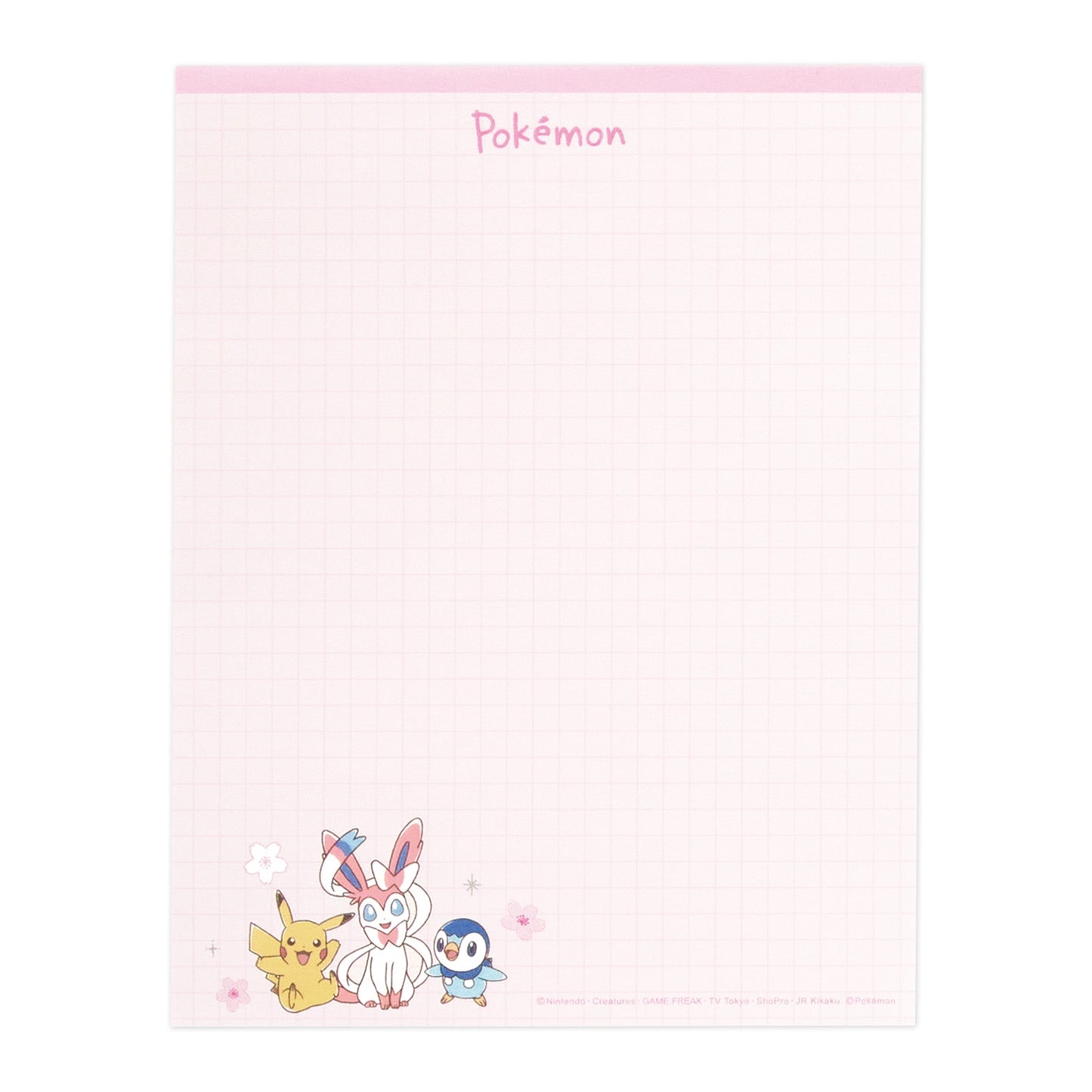 [WHITE] "Pokemon Sakura" Letter Set
