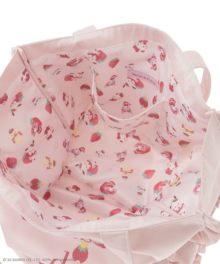 "Sanrio x Maison de FLEUR Ichigo Shinbun" Frill Tote Bag