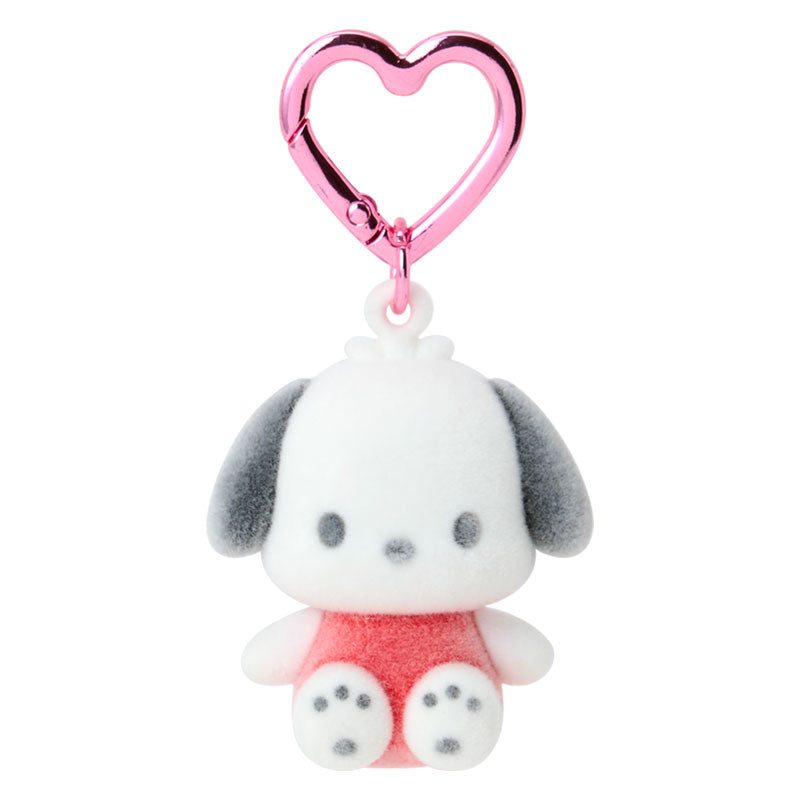 [POCHACCO] "Sanrio Mini Shop" Flocky Keychain