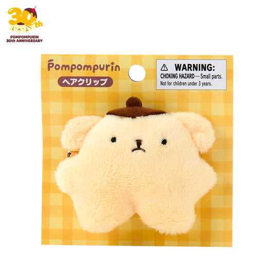 "Pompompurin From Back Then" Character Shaped Hair Clip