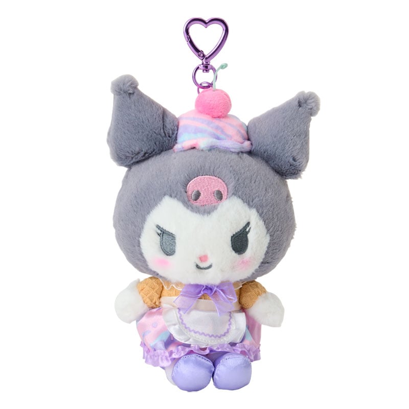 [KUROMI] "Sanrio Dreamy Ice Parlor" Plush Keychain