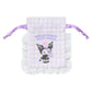 [KUROMI] "Sanrio DREAMY SWEETS GHOST HOUSE" Mini Drawstring Bag