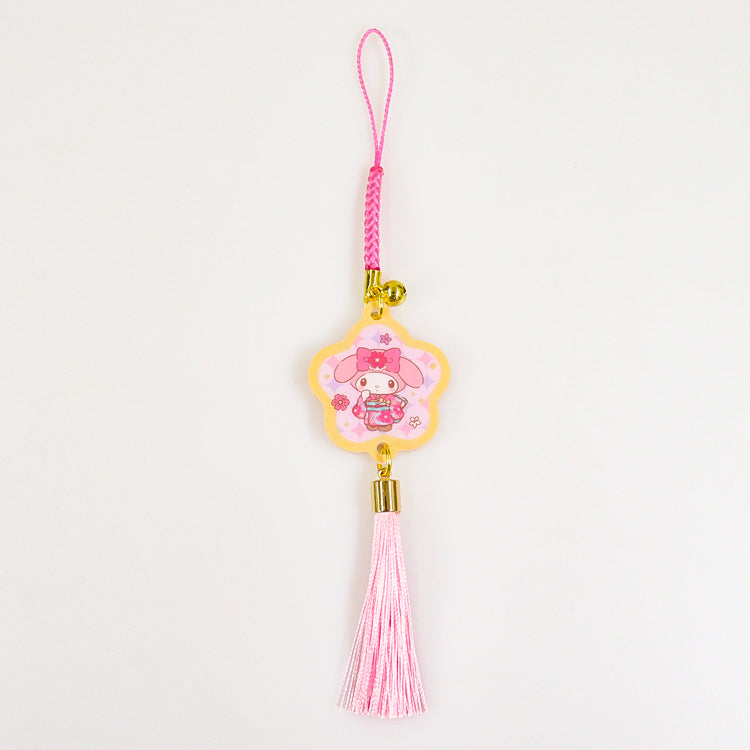[MY MELODY] "Sanrio Japanese Heart Romance" Netsuke Acrylic Keychain