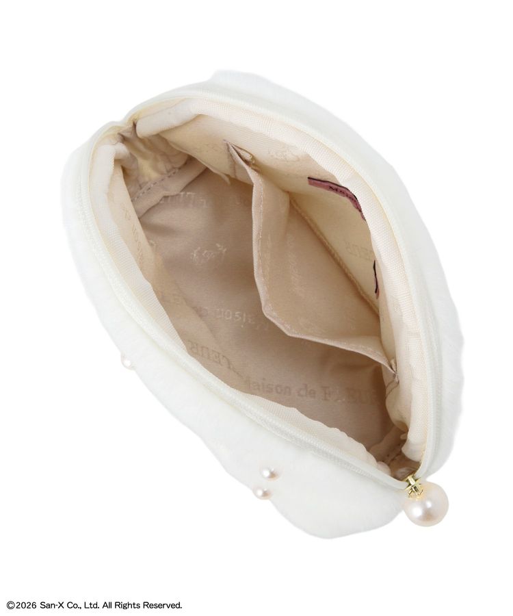 [IVORY] "Maison de FLEUR x Rilakkuma" Round Pouch
