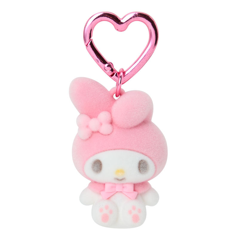 [MY MELODY] "Sanrio Mini Shop" Flocky Keychain