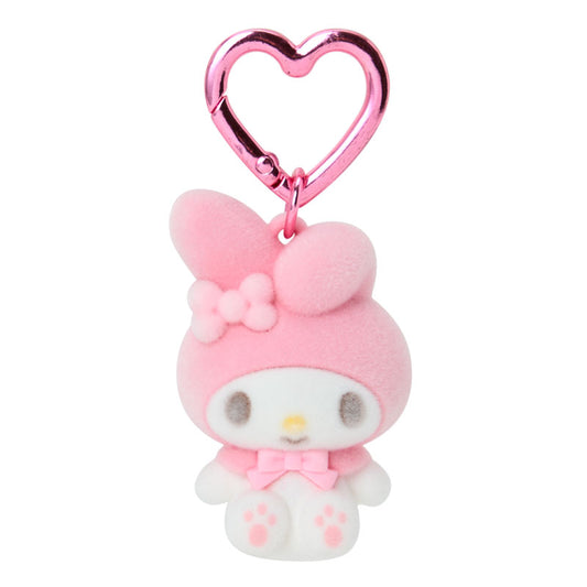 [MY MELODY] "Sanrio Mini Shop" Flocky Keychain
