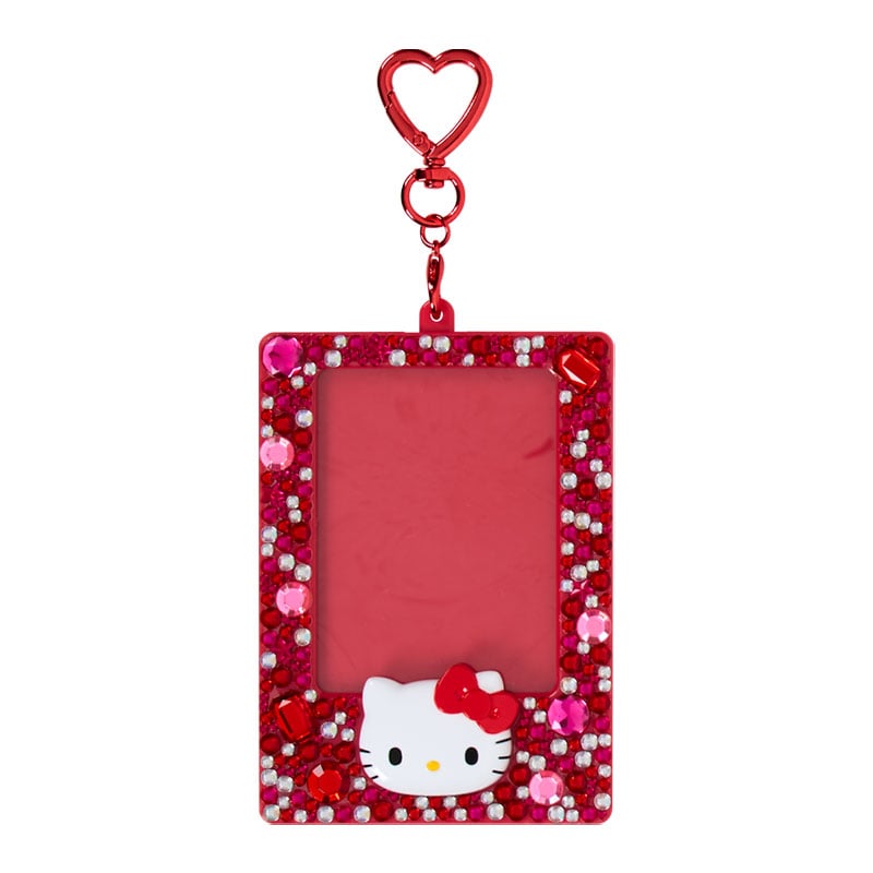 [HELLO KITTY] "Sanrio Enjoy Idol Rhinestone" Trading Card Holder