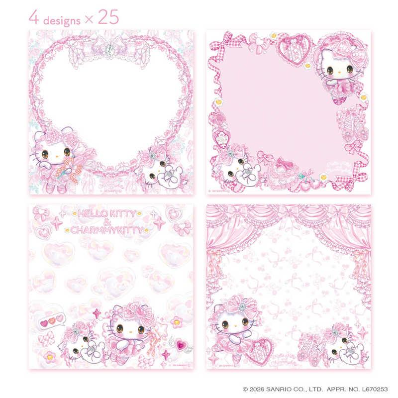 [HELLO KITTY & CHARMMY KITTY] "Sanrio x Amenomori Fumika Candy Forest" Memo Pad