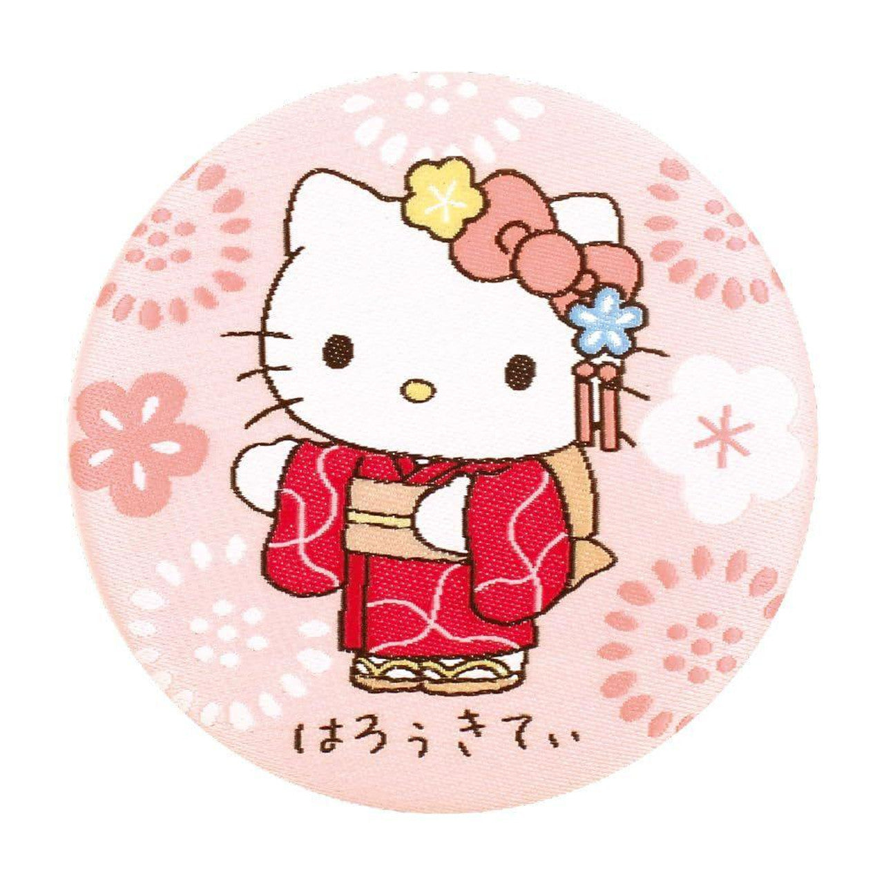 [HELLO KITTY] "Sanrio Woven Embroidery" Can Magnet