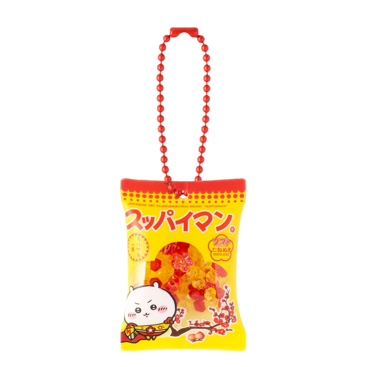 [CHIIKAWA] "Chiikawa x Suppaiman Shisa Souvenir Shop" Shaka Keychain