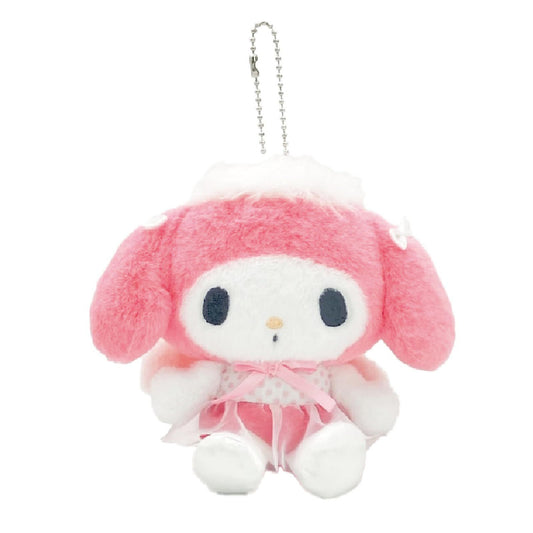 [MY MELODY] "Sanrio Angel Ballerina" Plush Keychain