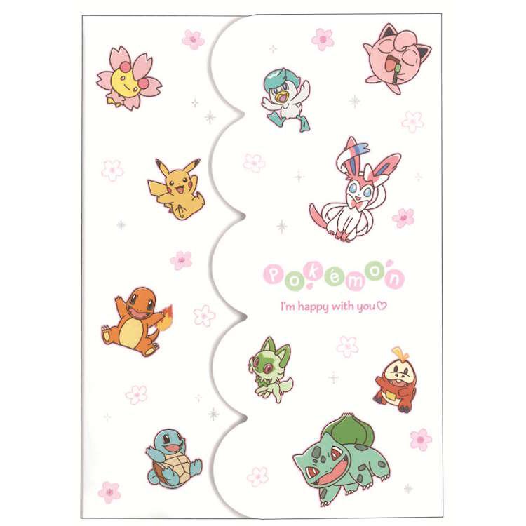 [WHITE] "Pokemon Sakura" A6 Memo Pad
