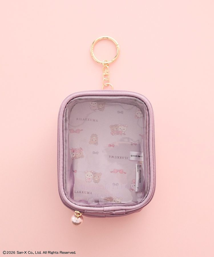 [PURPLE] "Maison de FLEUR x Rilakkuma" Window Pouch