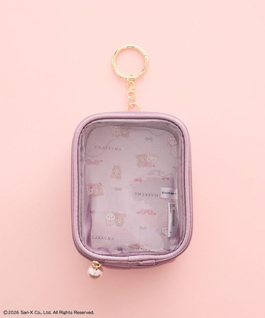 [PURPLE] "Maison de FLEUR x Rilakkuma" Window Pouch