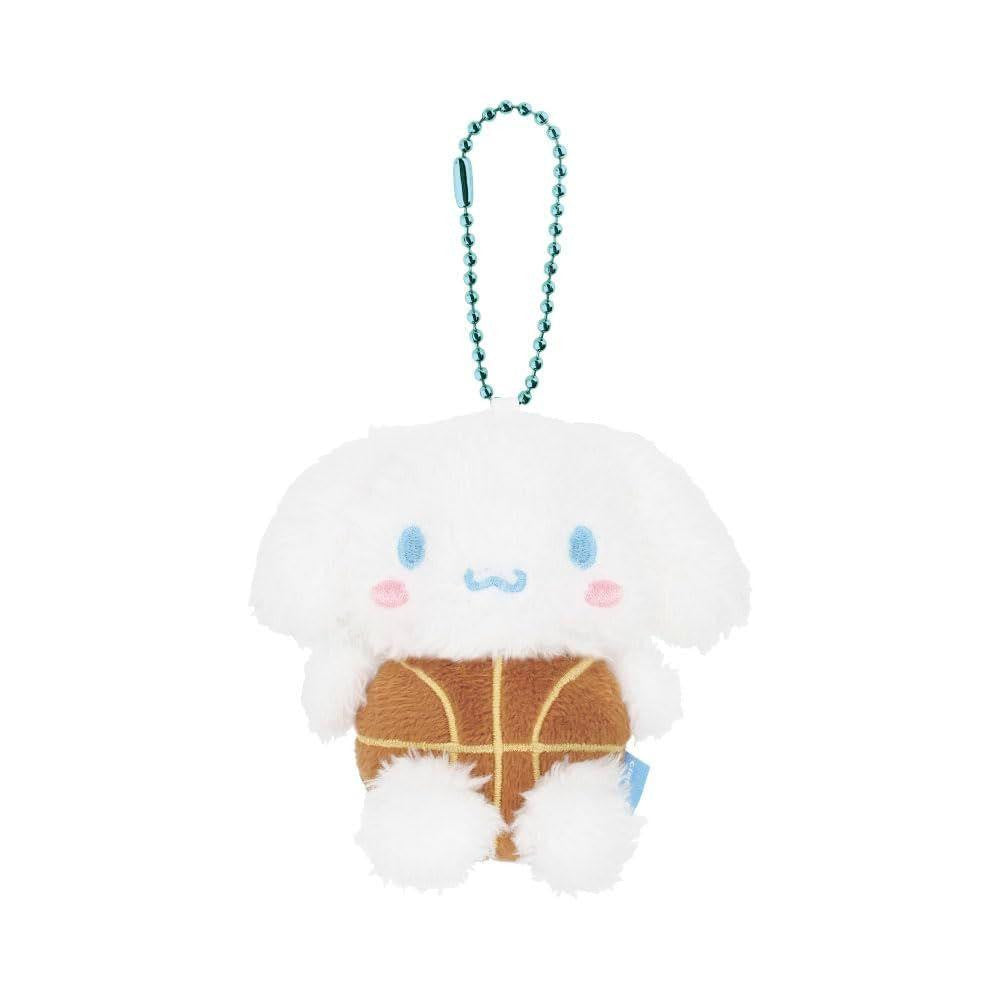 [CINNAMOROLL / BASKETBALL] "Sanrio Sports" Plush Keychain