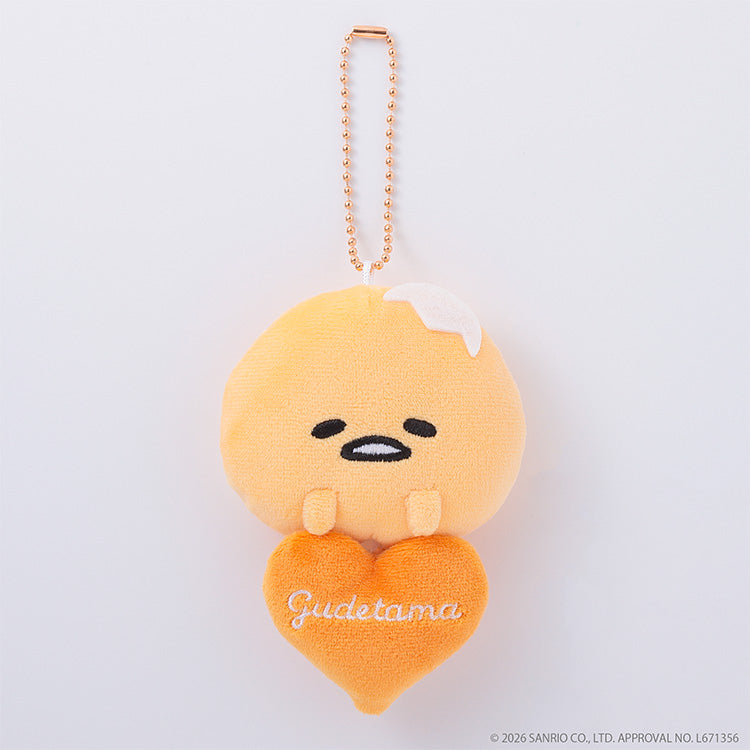 [GUDETAMA] "Sanrio Plush Heart Meter" Plush Keychain