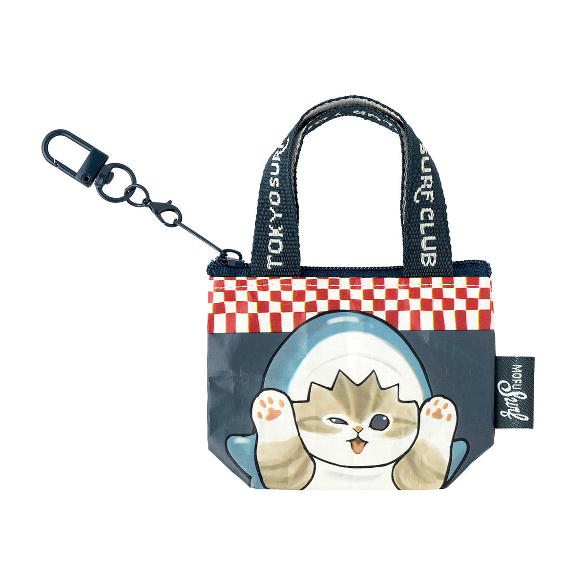 [WINKING] "Mofusand BOARD SHARK!" Mini Bag Keychain