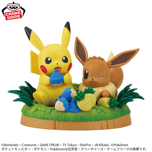 [PIKACHU & EEEVEE] "Pokemon Munching Time" Figure