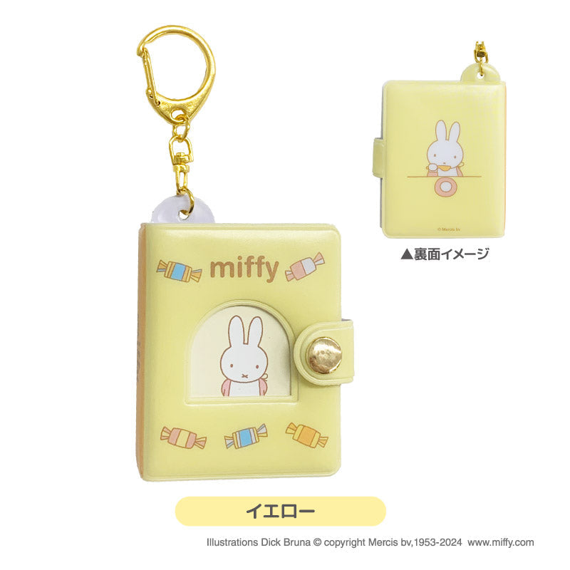 [YELLOW] "Miffy" Mini Photo Album Keychain