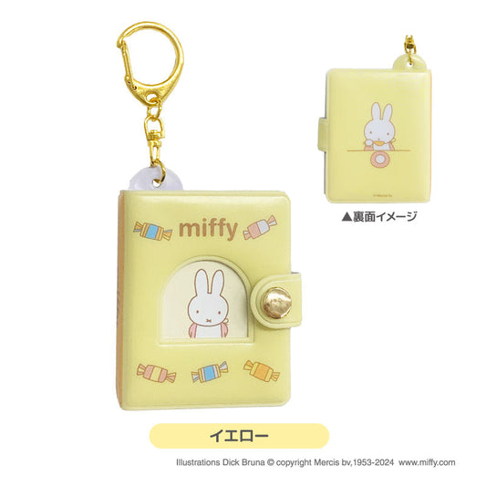 [YELLOW] "Miffy" Mini Photo Album Keychain