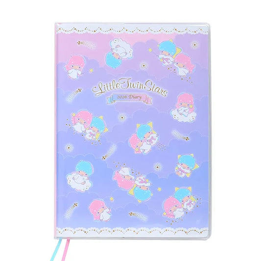 [LITTLE TWIN STARS] "Sanrio 2026" B6 Horizontal Schedule Planner