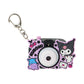 [KUROMI] "Sanrio Miniature Toy" Camera Shaped Light Scope Keychain