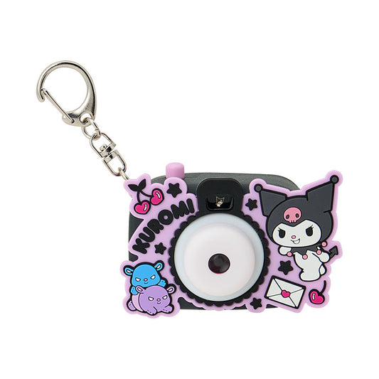 [KUROMI] "Sanrio Miniature Toy" Camera Shaped Light Scope Keychain