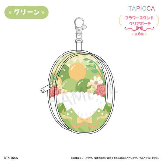 [GREEN] "Tapioca Original Flower Stand" Window Pouch