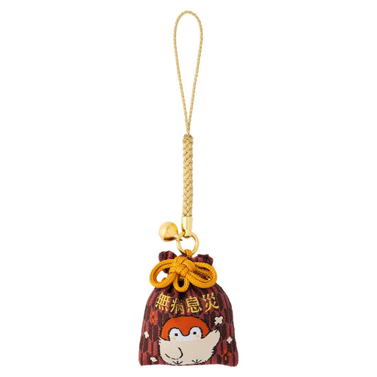 [HOJICHA] "Koupenchan Elegant Kyoto" Mini Amulet with Bell