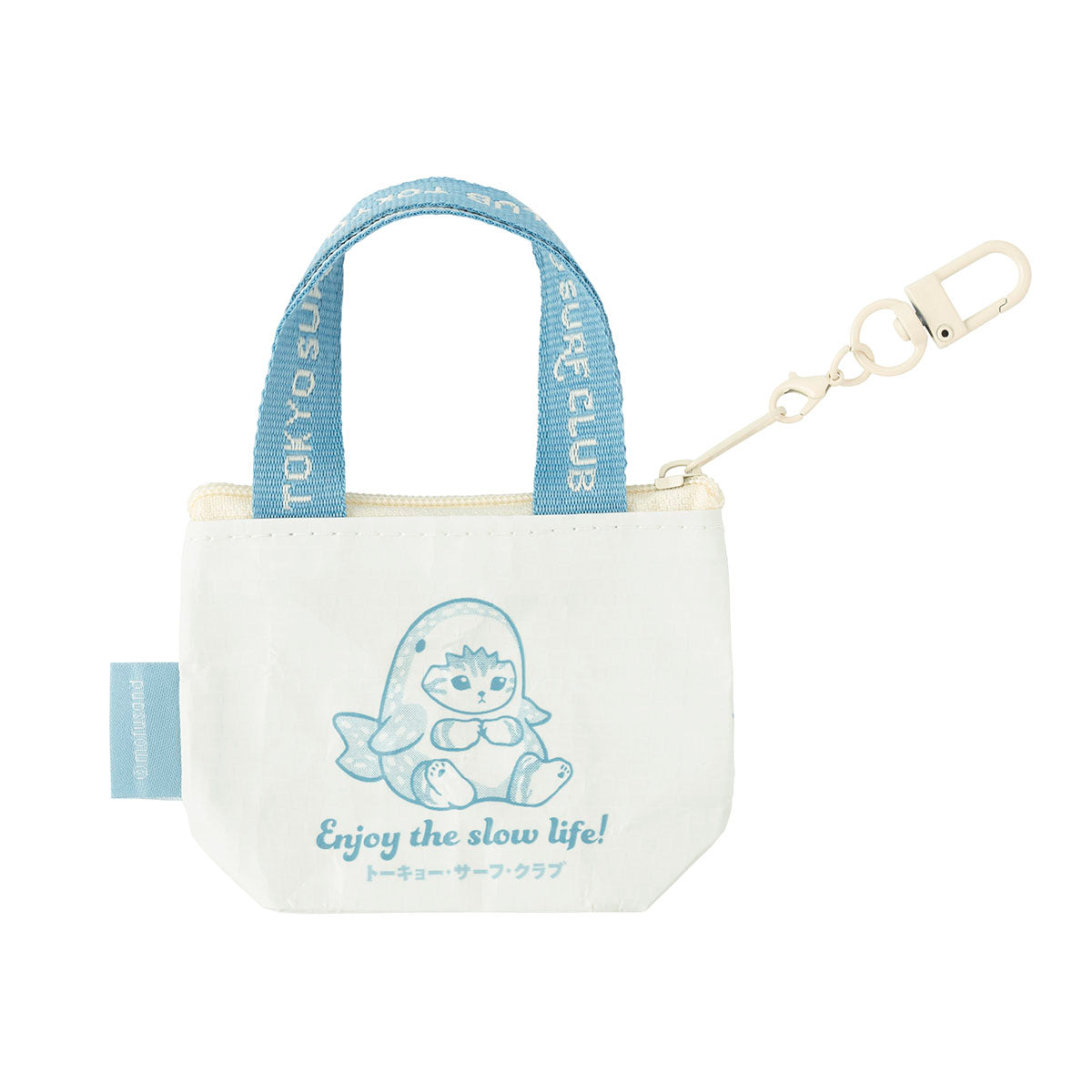 [SLOW LIFE] "Mofusand BOARD SHARK!" Mini Bag Keychain