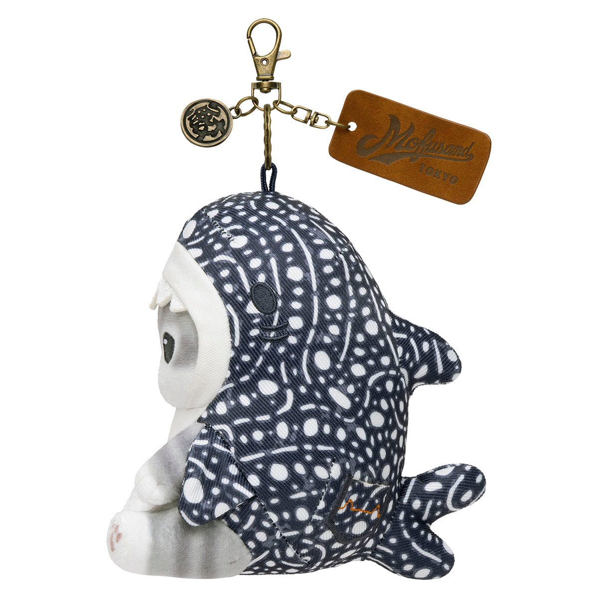 [INDIGO] "Mofusand BOARD SHARK!" Denim Plush Keychain