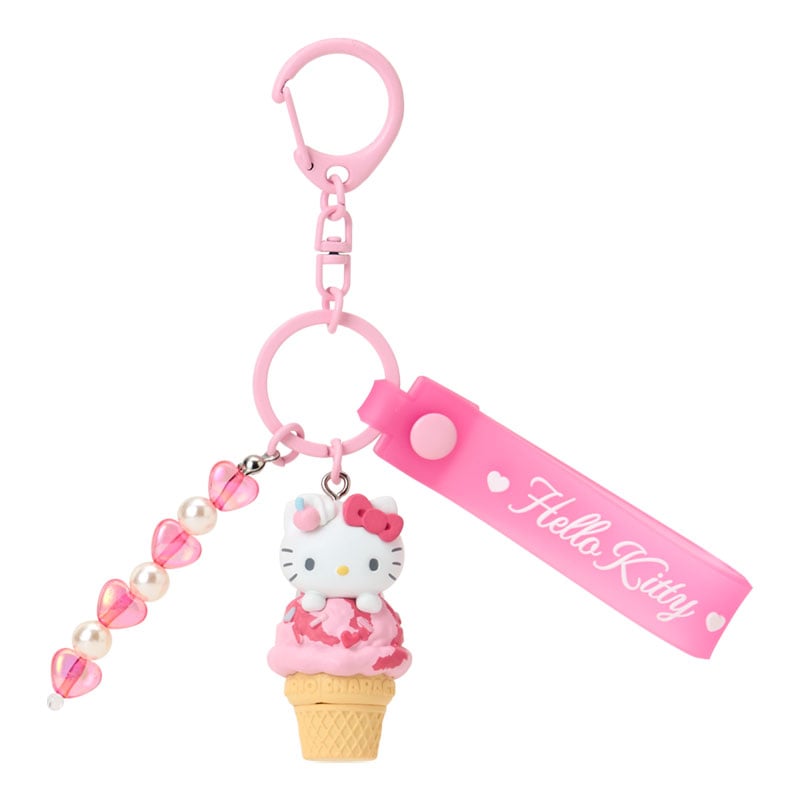 [HELLO KITTY] "Sanrio Dreamy Ice Parlor" Strap Keychain